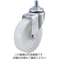 ユーエイ ねじ込み式 自在 キャスター ナイロン 車輪径50mm Lタイプ LT型 ネジ寸法W3/8×14山数16 LT-50N-W3/8-14 1個（直送品）