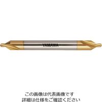 ヤマワ ロングシャンクコーティング弱ねじれ溝A形60° センタ穴ドリル CD-SL V L100