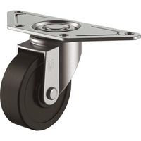 ユーエイ プレート式 自在 キャスター ゴム 車輪径50mm Sタイプ SGC型 取付寸法139×55×42 SGC-50RH 1個（直送品）