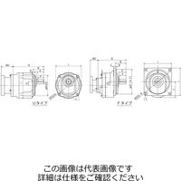 椿本チエイン 減速機 サーボモータ用 TERVO減速機（ヘリカルギヤヘッド）_5