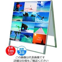常磐精工（tokisei） TOKISEI カードケーススタンド看板 A4横24両面 CCSKA4Y24R 1台 143-4025（直送品）