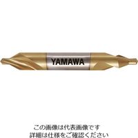 彌満和製作所 ヤマワ コーティング弱ねじれ溝A形60° センタ穴ドリル CDーS V 1X60°X4 CD-S-V-1X60X4 1本（直送品）