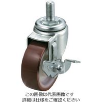 ユーエイ ねじ込みキャスターステンレス製S付自在車65径ウレタン車輪P1.75 SUS-ST-65URS-M12-35 1個（直送品）