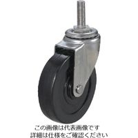 ねじ込み式 自在 キャスター ゴム 車輪径125mm Eタイプ ET型 ネジ寸法M16×40ピッチ2 ET-125RH-M16-40 1個（直送品）