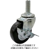 ユーエイ ねじ込みキャスターステンレス製S付自在車50径ハードゴム車P1.75 SUS-ST-50RHS-M12-35 1個（直送品）