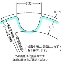 椿本チエイン PXプーリ P5M形 PT50P5M15BFーA PT50P5M15BF-A 1個（直送品）