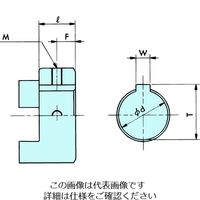 椿本チエイン ジョーフレックスカップリング Lシリーズ ハブ L090ーHUBー018J L090-HUB-018J 1セット(3個)（直送品）