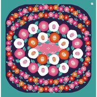 ヤマコー 花衣 大風呂敷 椿 紫 79391 1個（直送品）