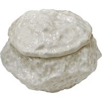 ヤマコー 岩石薬味入れ フタ付き 白 79408 1個（直送品）