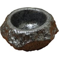 ヤマコー 岩石薬味入れ フタなし 黒 79446 1個（直送品）