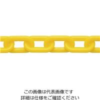 ニッサチェイン プラカラーチェーン RーPW1080 黄 長さ15m 1巻(15m)（直送品）