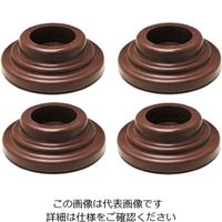 東京防音 アップライトピアノ用 防振 耐震ゴム ピアノストップ Sー042 茶 4個入 S-042 1セット(4個)（直送品）