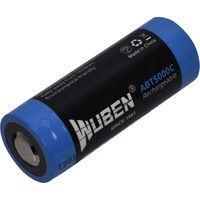 WUBEN 26650規格リチウムイオン充電池　PSEマーク ABT5000C 1台（直送品）