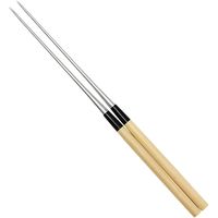 金口製作所 本焼ステンレス 朴柄盛箸 180mm No.21018 0922400 1個