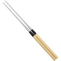 金口製作所 本焼ステンレス 朴柄盛箸 120mm No.21012 0922000 1個