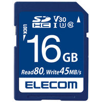SDカード [V30/U3/C10] 高速＋データ復旧 4K動画にも最適 16GB～512GB エレコム