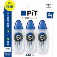 トンボ鉛筆 テープのり　ピットパワーＣ　３Ｐ HPA-325 1セット（5パック）