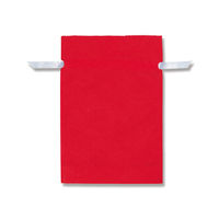 【ケース販売】HEIKO 不織布バッグ シャンテタイプ 37-53 アカ 008739853 1ケース(5枚×20袋 計100枚)（直送品）