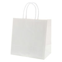 【ケース販売】HEIKO 紙袋 スムースバッグ 26-16 白無地 003155596 1ケース(25枚入×8袋 合計200枚)（直送品）