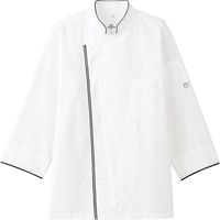 チトセ株式会社 コックシャツ（七分袖）兼用　ホワイト　S AS-8702 1枚（取寄品）