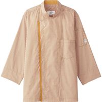 チトセ株式会社 コックシャツ（七分袖）兼用　オレンジ M AS-8703 1枚（取寄品）