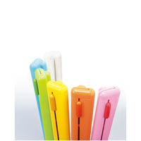 コクヨ カッターナイフ 標準型 フッ素加工刃 ピンク HA-S110P 1セット(5個)