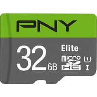 PNY PNYブランド Eliteシリーズ Class10 U1 microSDメモリカード 32GB P-SDU32GU185GW-GE（直送品）