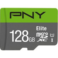 PNY PNYブランド Eliteシリーズ Class10 U1 microSDメモリカード 128GB P-SDUX128U185GW-GE 1個