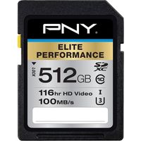 PNY PNYブランド EliteシリーズClass 10 U3 SDフラッシュメモリカード P-SDX