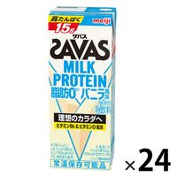 明治 （ザバス）MILK PROTEIN（ミルクプロテイン）脂肪0 バニラ風味 24本