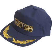 モビメントコスモ 【警備用品】アポロキャップ 濃紺 SECURITY GUARD　2L 4164-2L 1個（直送品）