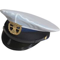 越前屋多崎 【警備用品】雨覆 乳白色ビニール 大 適合制帽サイズ(57～60cm) 4174-L 1箱(5枚入)（直送品）