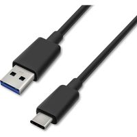 アイリスオーヤマ USB-Cケーブル 1m(GEN1)　ICAC-B10-B　ブラック　1個（直送品）