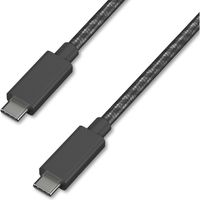 アイリスオーヤマ 高耐久USB3.1ケーブル 1m(GEN2)　ICCC-D10-B　ブラック　1個（直送品）