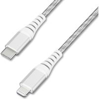 アイリスオーヤマ 高耐久USB-C to Lightningケーブル 2m　ICCL-C20-S　シルバー　1個（直送品）