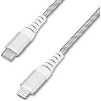 アイリスオーヤマ 高耐久USB-C to Lightningケーブル 1m　ICCL-C10-S　シルバー　1個（直送品）