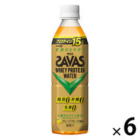 ザバス ホエイプロテインウォーター グレープフルーツ風味 500ml 6本 明治