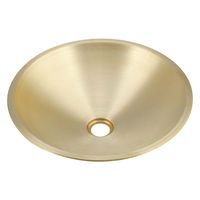 銅　洗面器 カクダイ 黄銅洗面器 493-420 1個（直送品） - アスクル