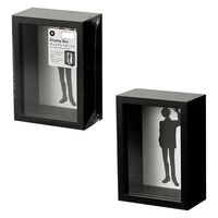 エコー金属 ディスプレイボックス(黒) 2255-532 1セット(5個)（直送品）