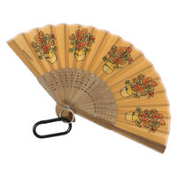 （世界の名作）ミニ扇子 ひまわり LAKOLE/ラコレ