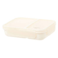 汁が漏れにくいランチボックス(700ml) ホワイト LAKOLE/ラコレ