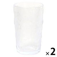 デコボコグラス(L) クリア 1セット（1個×2） LAKOLE/ラコレ