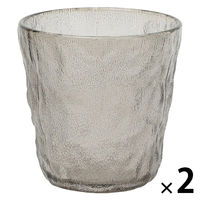 デコボコグラス(S) グレー 1セット（1個×2） LAKOLE/ラコレ