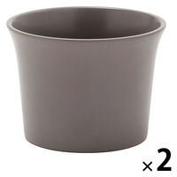 樹脂製そば猪口 グレー 1セット（1個×2） LAKOLE/ラコレ