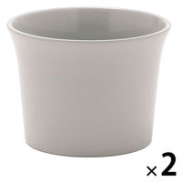 樹脂製そば猪口 ライトグレー 1セット（1個×2） LAKOLE/ラコレ