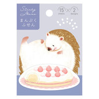 学研ステイフル まんぷく付箋(ハリネズミ) DM03821 1個