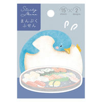 学研ステイフル まんぷく付箋(ペンギン) DM03820 1個