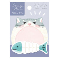 学研ステイフル 大口付箋(ねこ) DM03811 1個