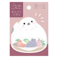 学研ステイフル まんぷく付箋(シマエナガ) DM03822 1個