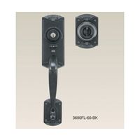 アルファ エントランスハンドルロック(フローレンス) 3690-FL-60-BK 1セット 68-5103-37（直送品）